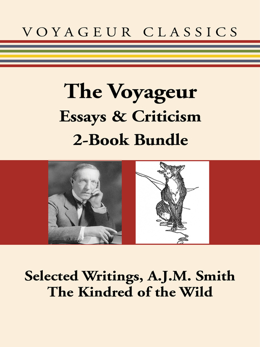 Title details for The Voyageur Canadian Essays & Criticism 2-Book Bundle by A.J.M. Smith - Available